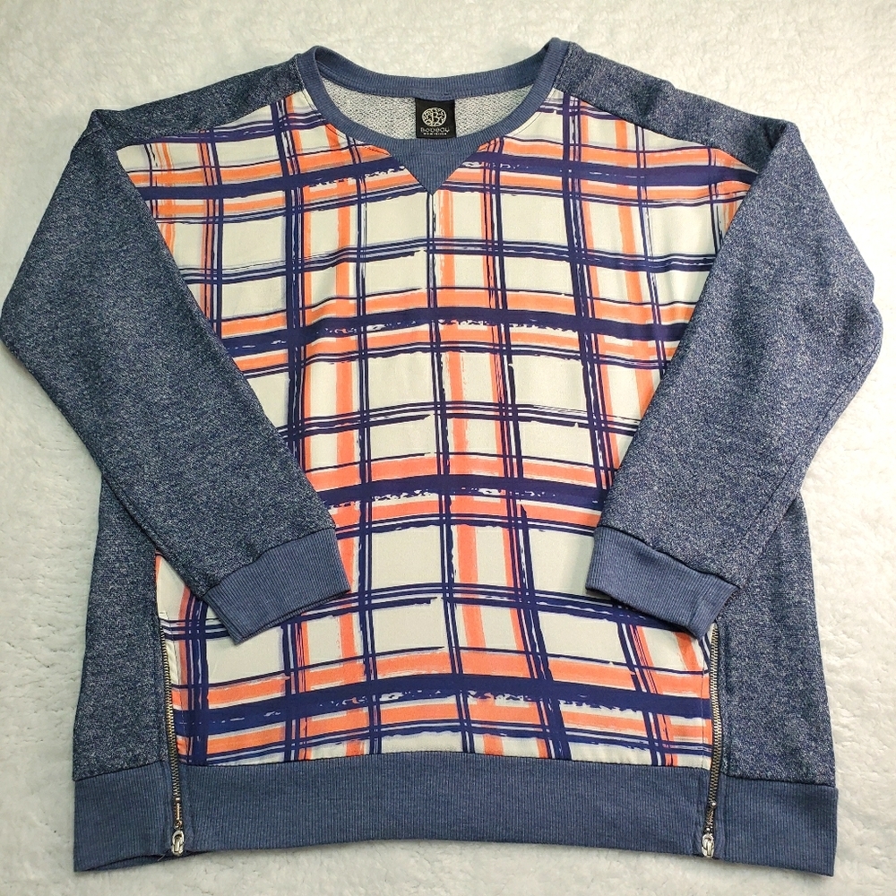 Bobeau Lomg Sleeve Top Sz M NWOT